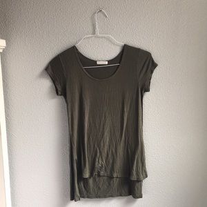Army green tee